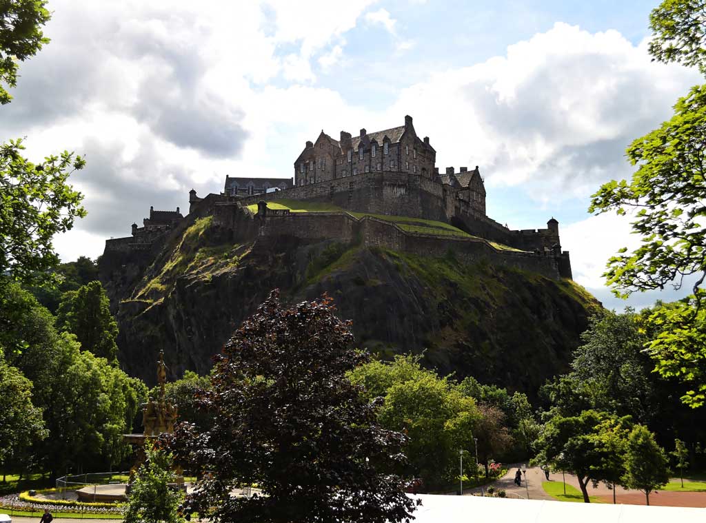 Edinburgh Castle in Scotland